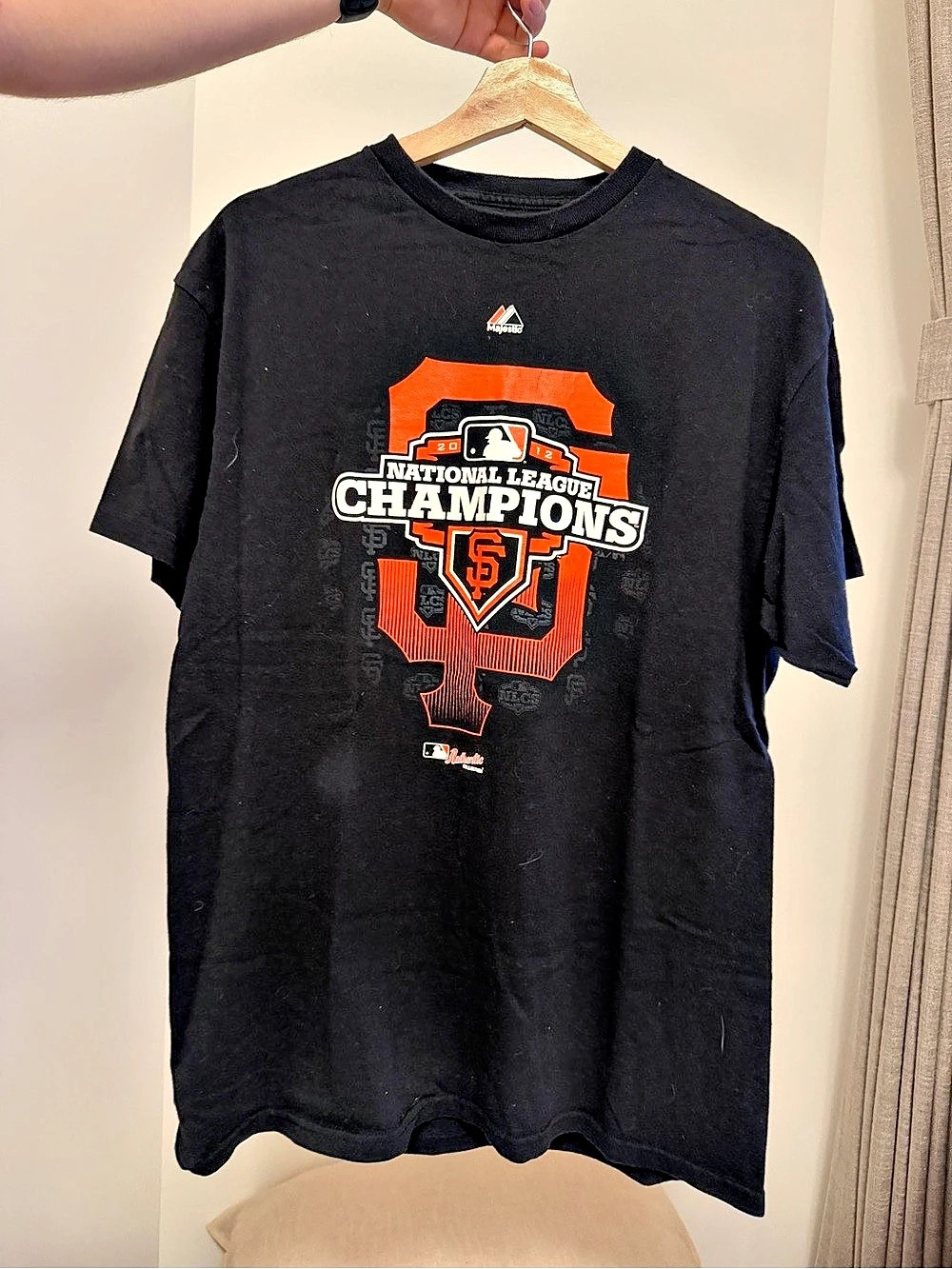 Majestic San Francisco Giants 2012 National League Champions T-Shirt